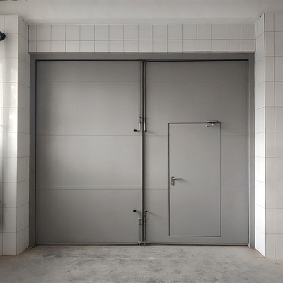 Ворота серого цвета