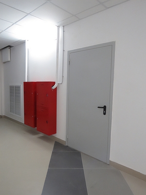 Дверь серого цвета Дверь серого цвета