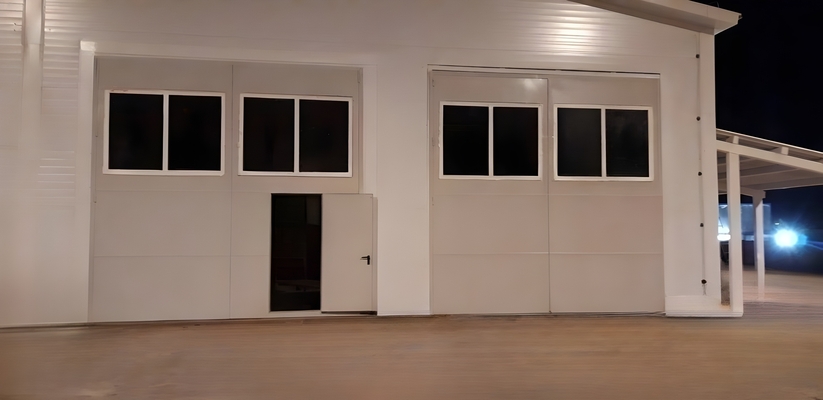 Фото установленных ворот